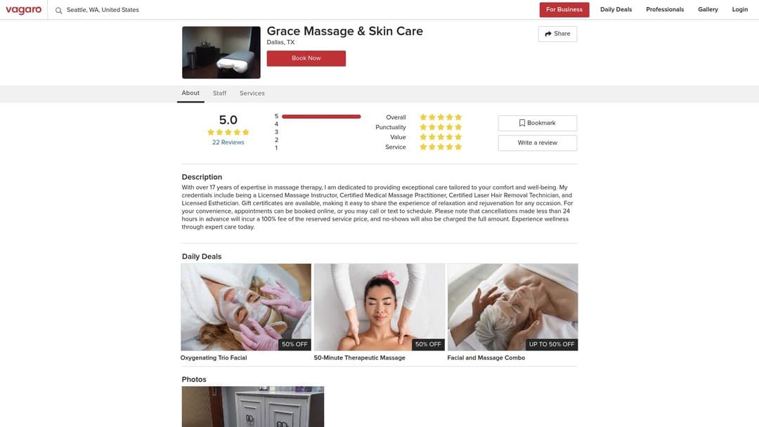 Business listing image